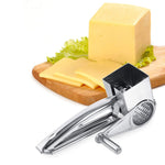 Hand Rotating Cheese Grater Slice Shred Tool