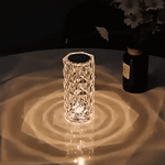 LED Crystal Table Lamp With Remote